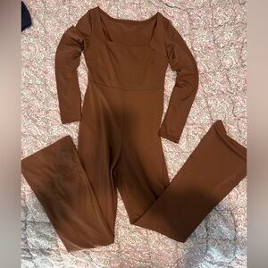 SHEIN Chic Brown Jumpsuit